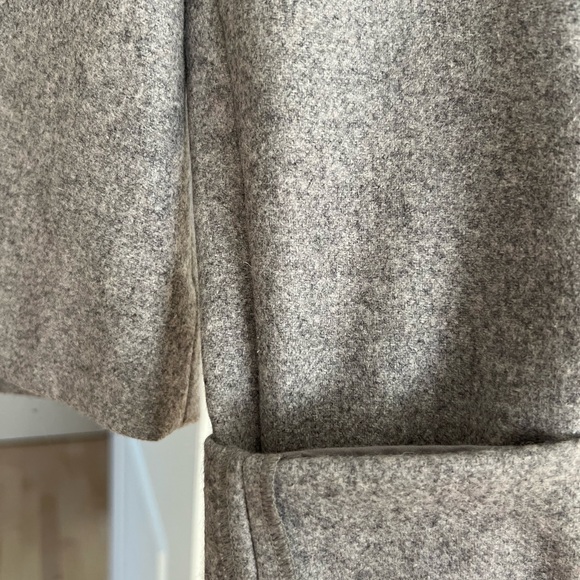 COS Grey Wool Plunging Neck Sweater Jacket - Picture 5 of 7